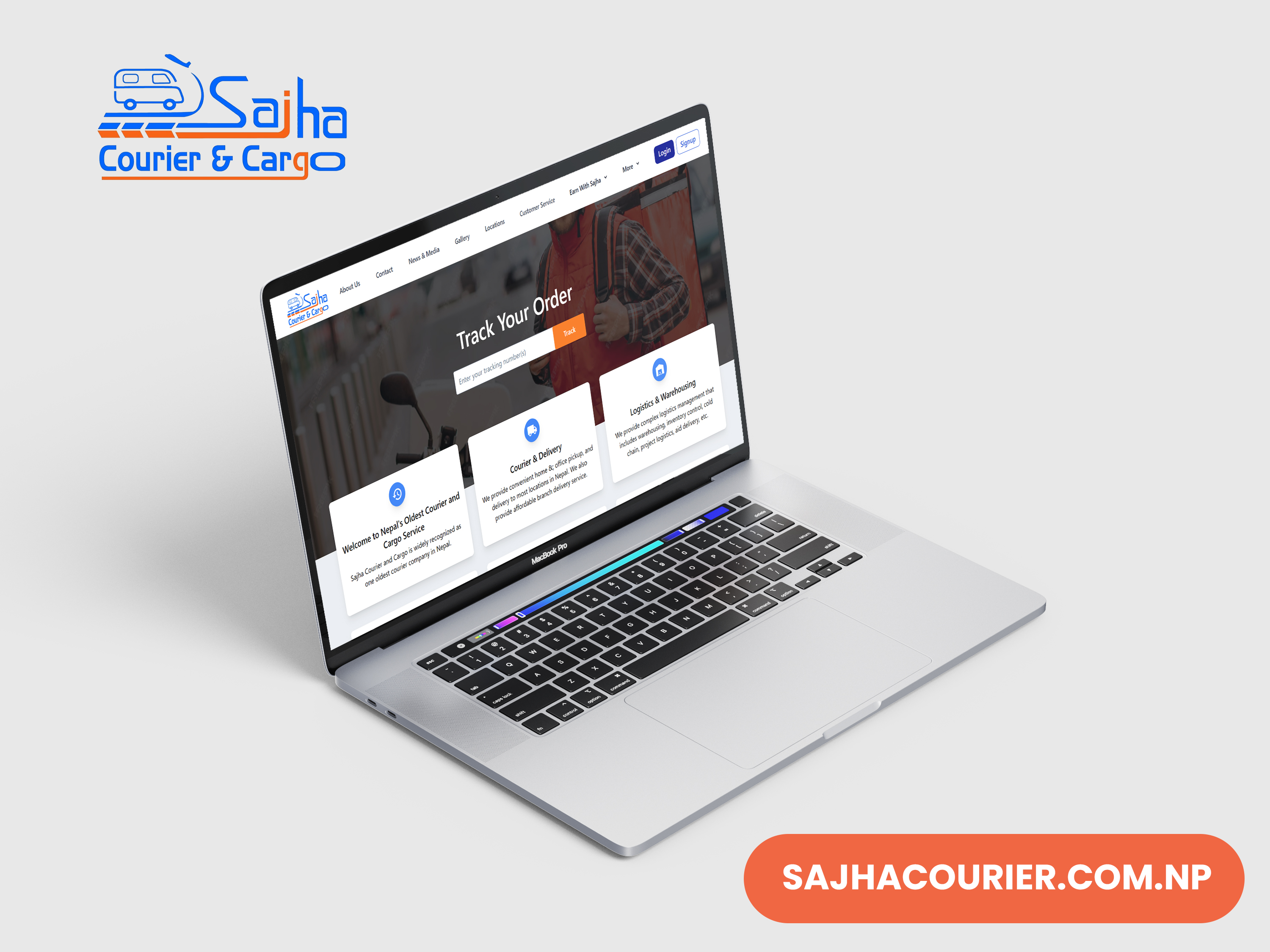Sajha Courier — project screenshot